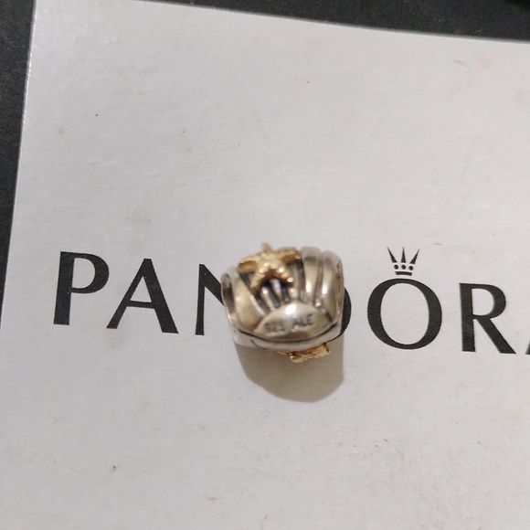 Pandora Sea Shell Charm 14kt + 925 ALE 790249 - Picture 5 of 6